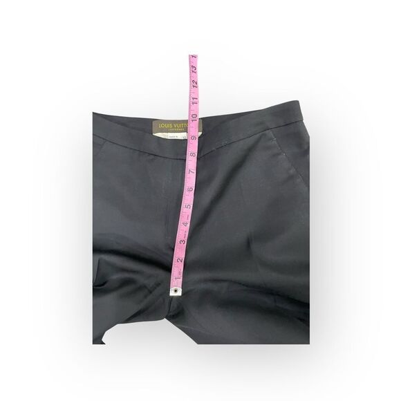Louis Vuitton Uniform Black Dress Straight Leg Dress Pants Size 32 - Picture 6 of 9